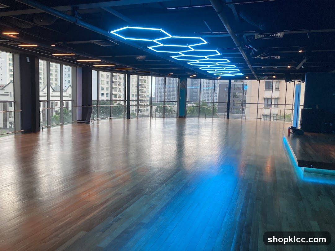 Modern Dance Studio Interior