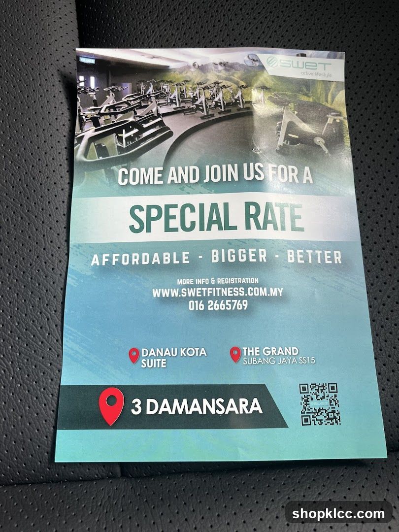 Fitness Center Flyer