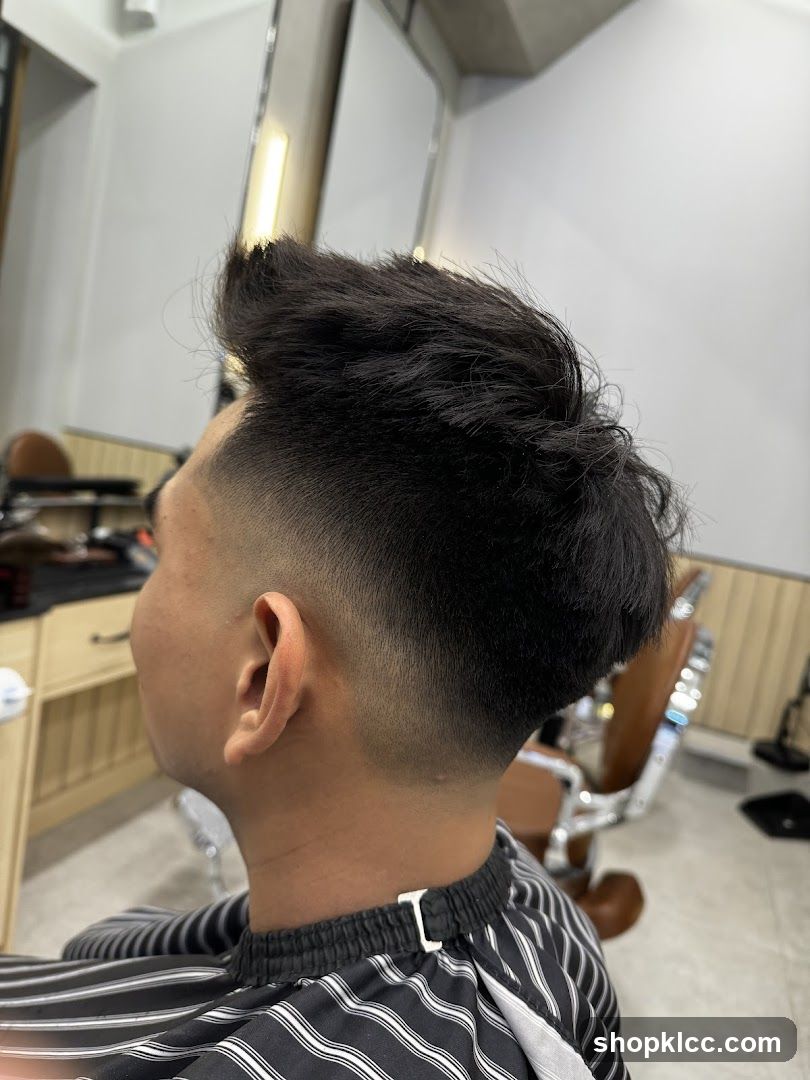 Barber Shop Interior Side View