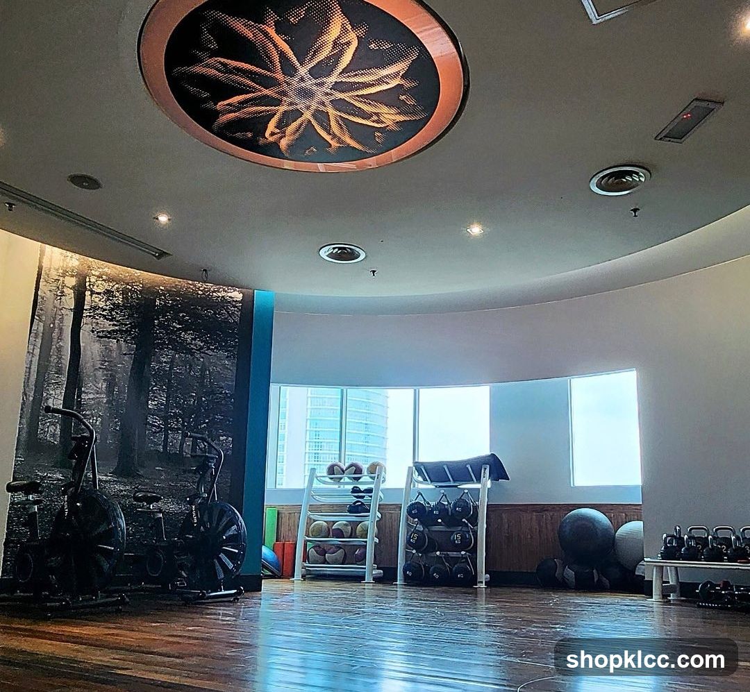 Gym Interior with Equipment and Decor