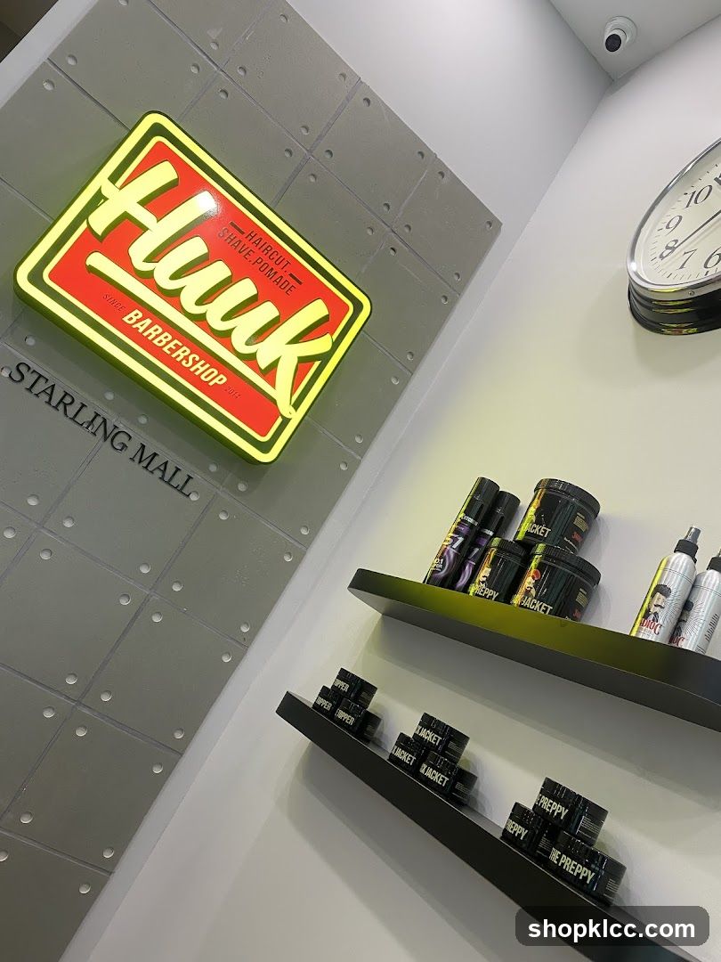 Barbershop Interior Display