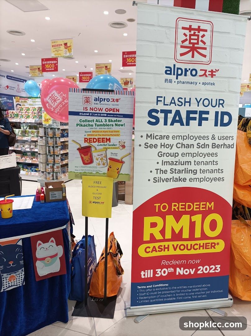 Alpro Pharmacy Promotion Display