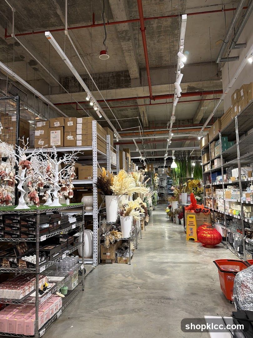 Warehouse-style Store Interior