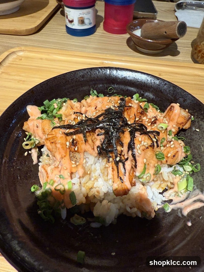 Grilled Salmon Rice Bowl