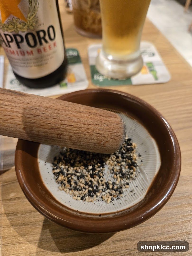 Beer and Sesame Seeds