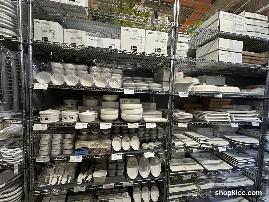 Dishware Display Rack