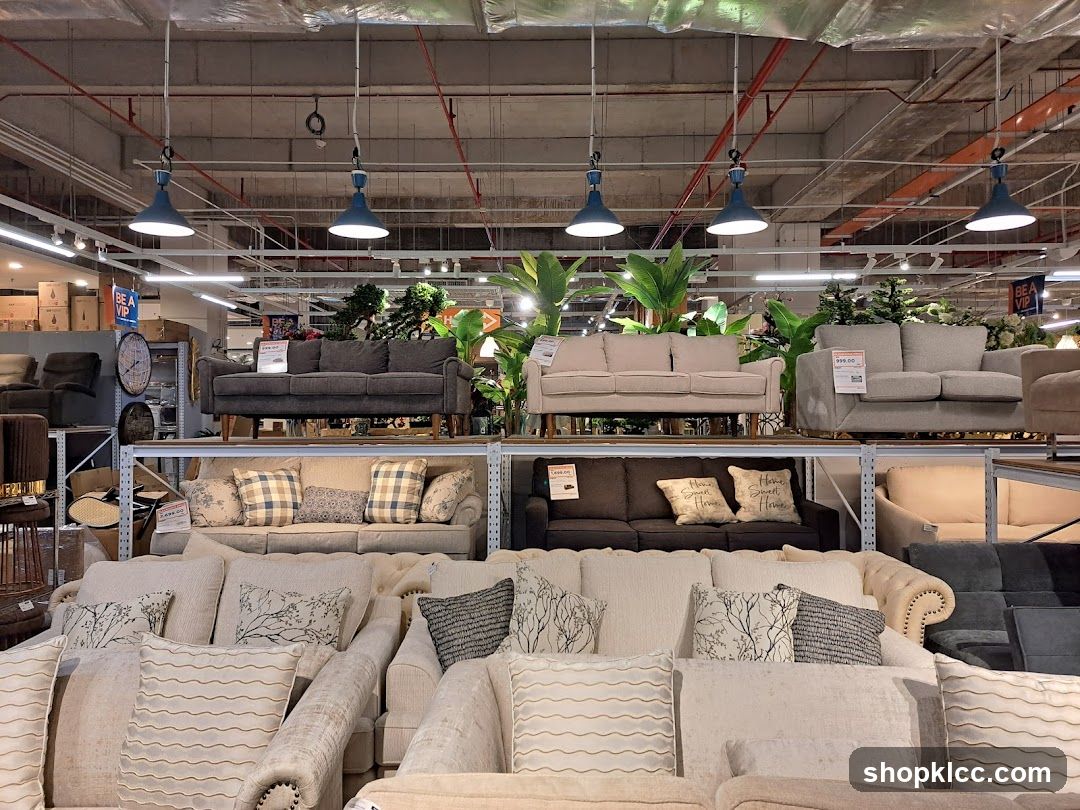 Furniture Store Interior Display