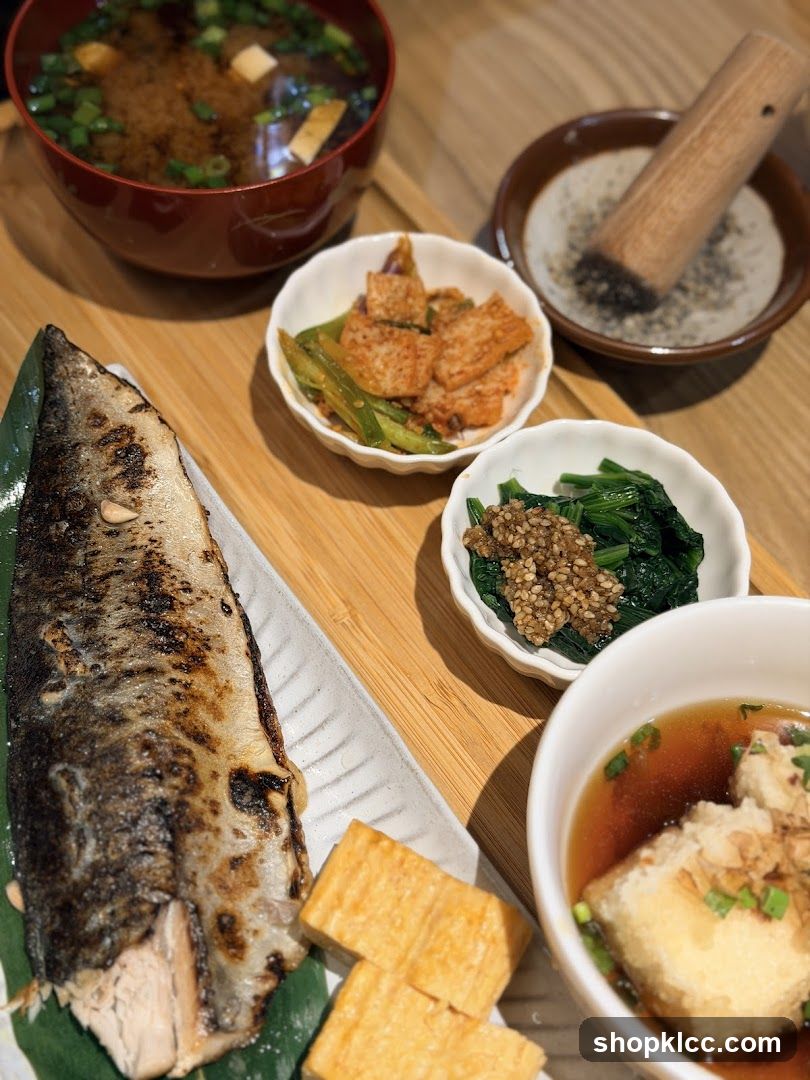 Grilled Fish with Side Dishes