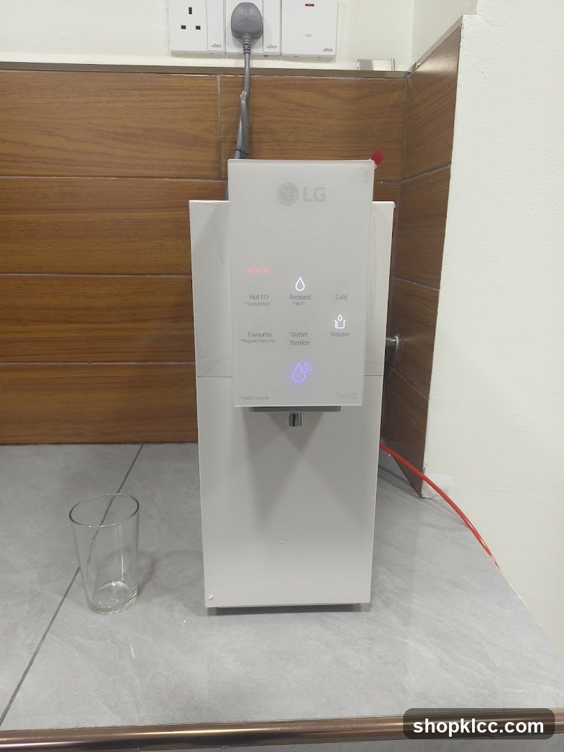 LG Water Dispenser on Counter