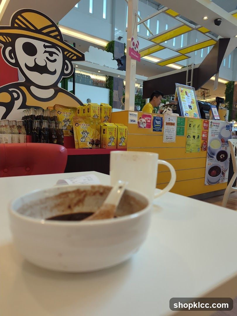 Coffee Shop Interior with Product Display