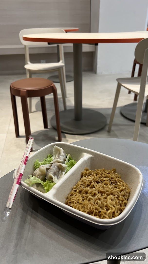 Noodle and Dumpling Meal
