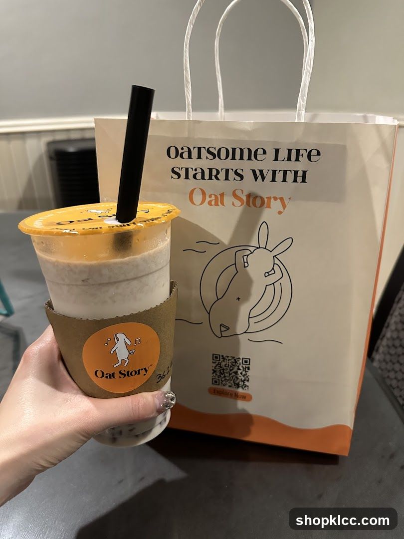 Oat Story Drink and Bag