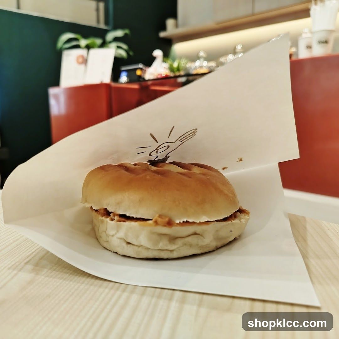 Bun Sandwich in Paper Wrapper