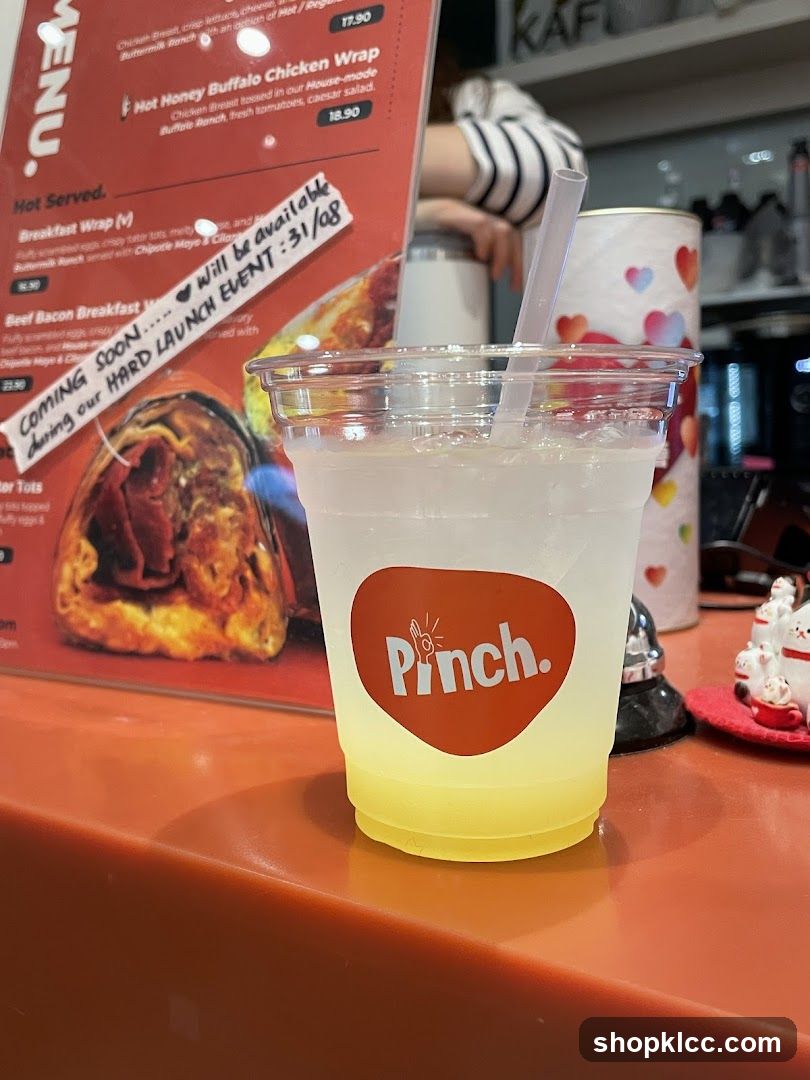 Pinch Drink and Menu Board