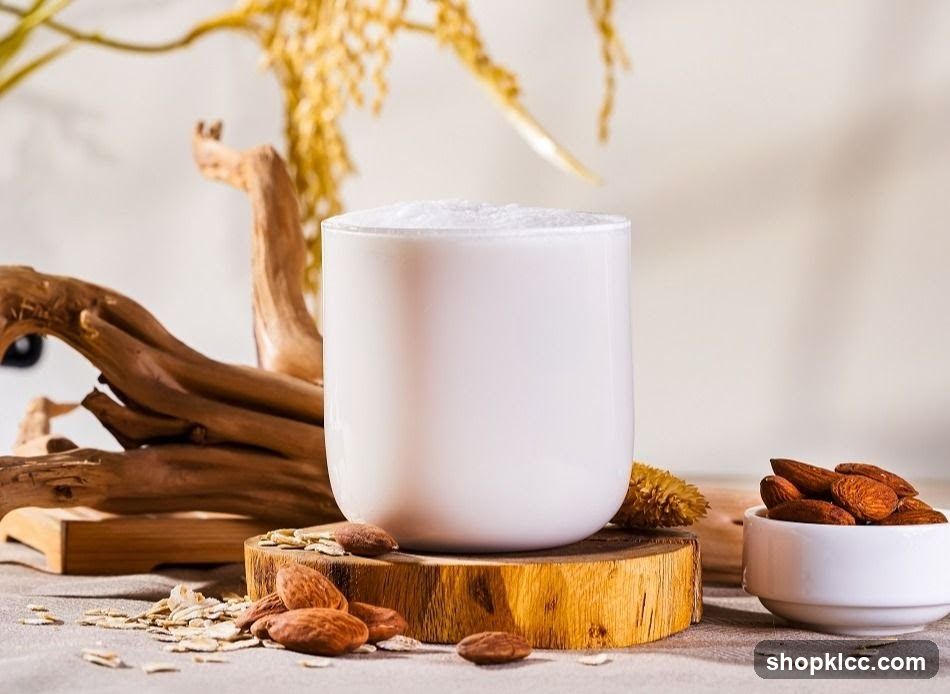 Almond Milk with Ingredients