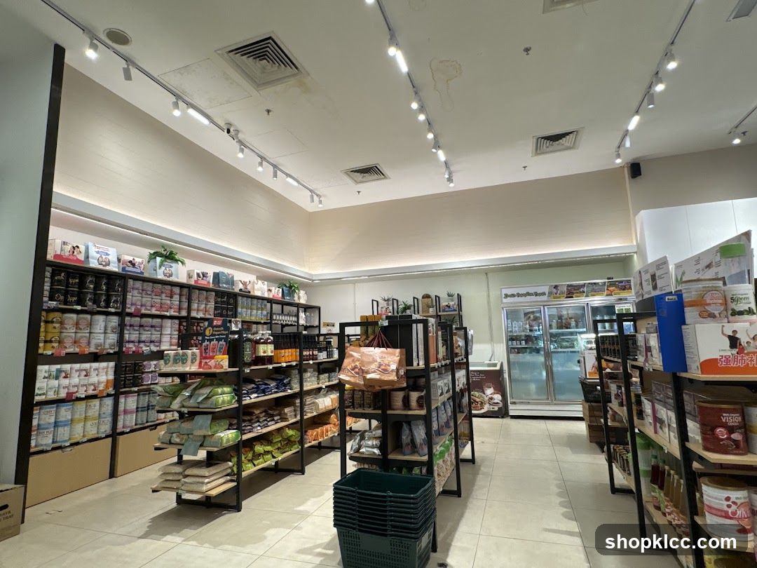 Interior of a retail store