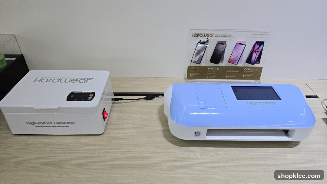 Hardwear UV Laminator and Printer Display