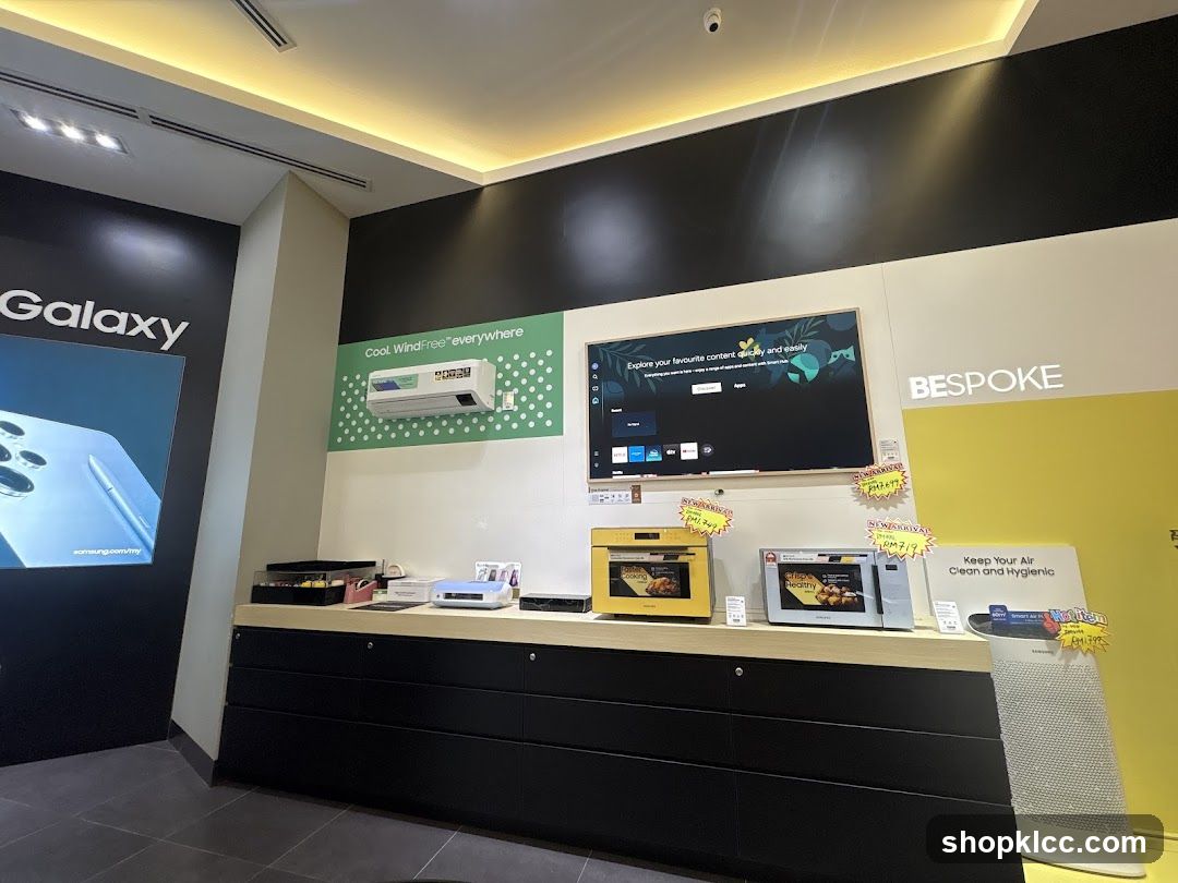 Electronics Store Interior Display