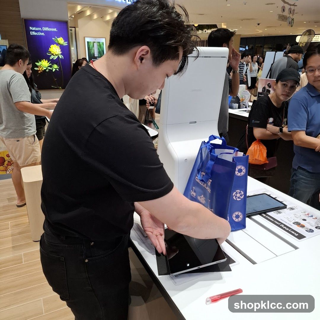 Tech Store Interior Scene