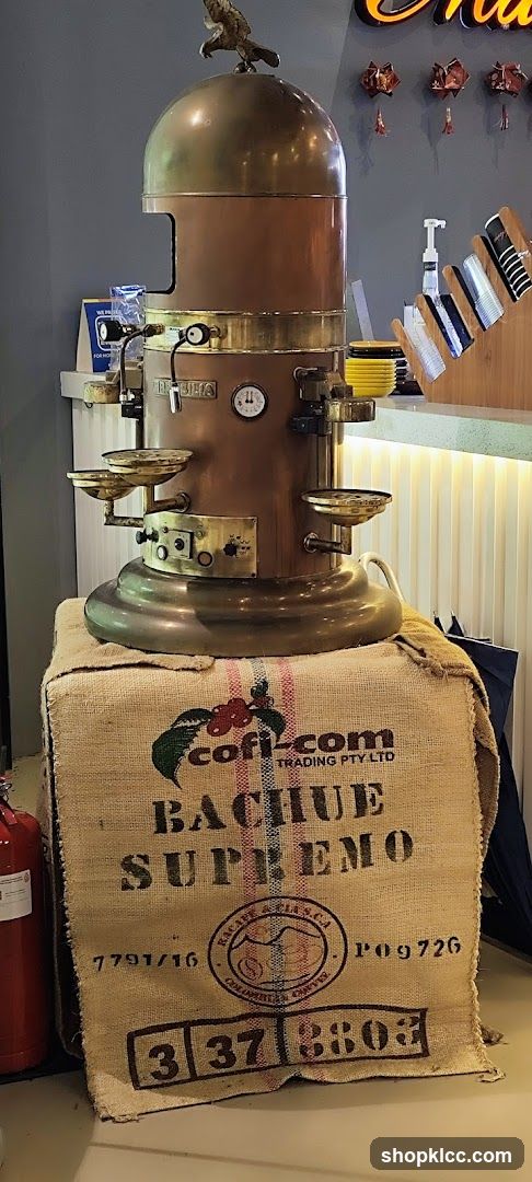 Vintage Coffee Machine Display