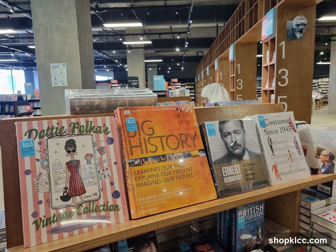 Book Display Shelf in Store Interior