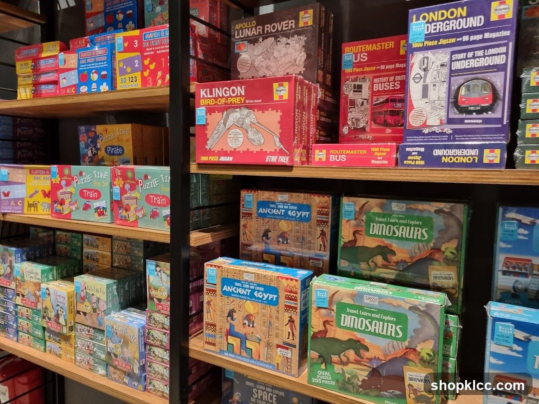 Puzzle and Toy Store Interior