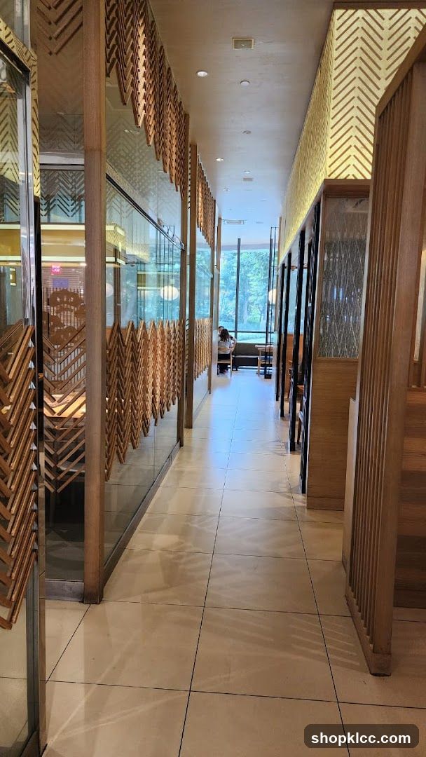 Interior Corridor with Wooden Decor