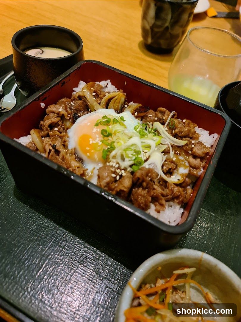 Beef Rice Bowl with Egg