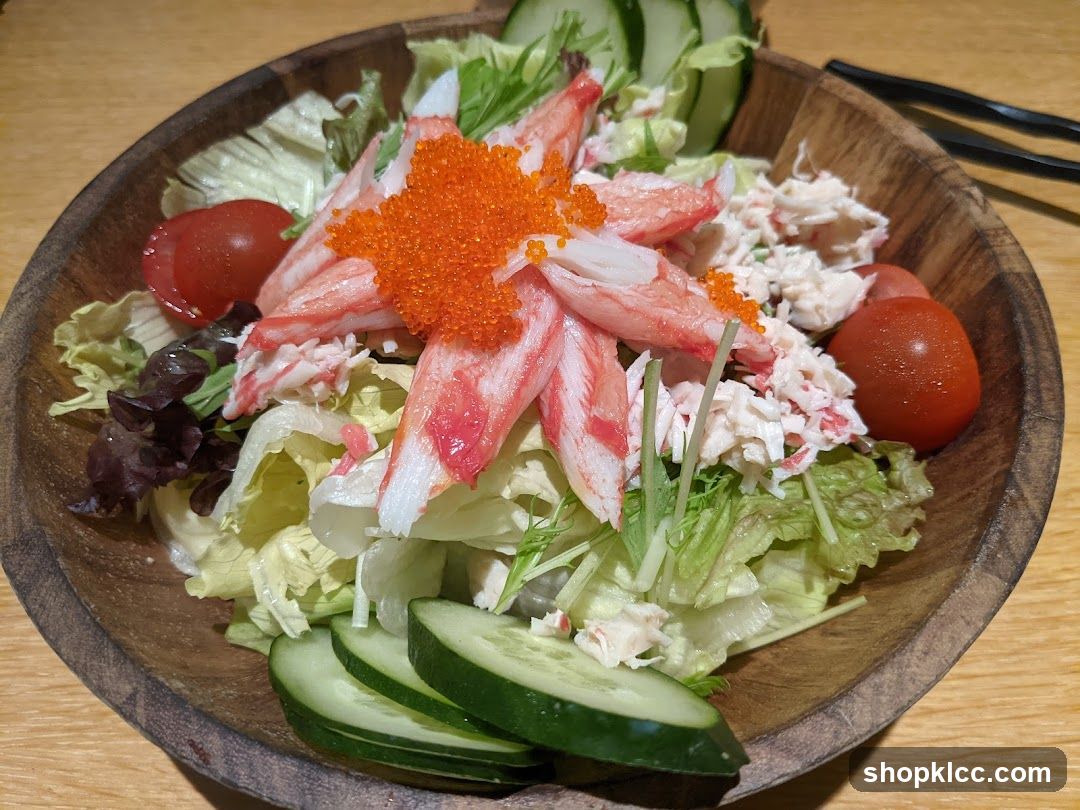 Crab Salad with Tuna Roe