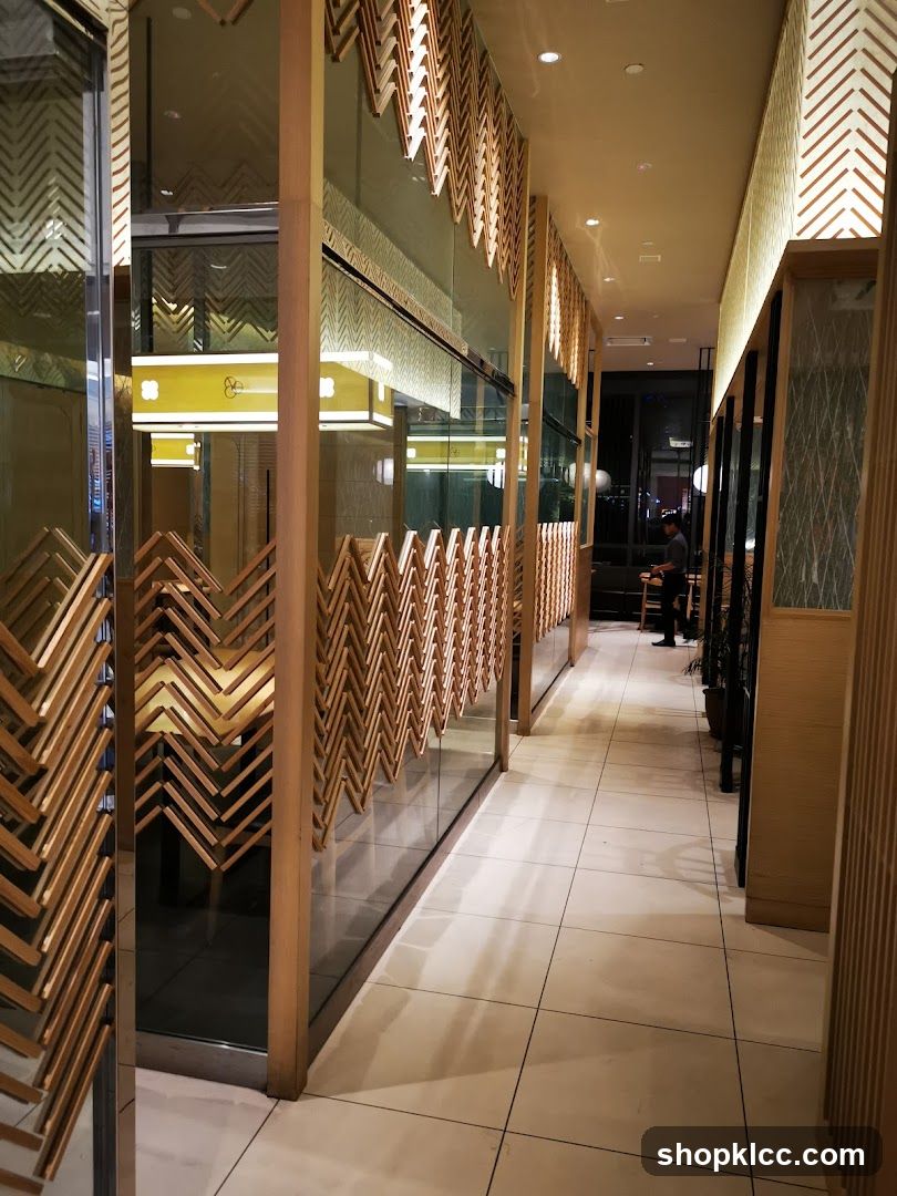 Restaurant Interior Corridor