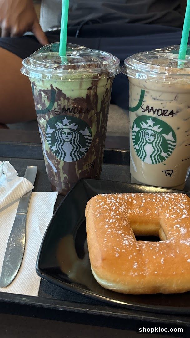 Starbucks Drinks and Pastry