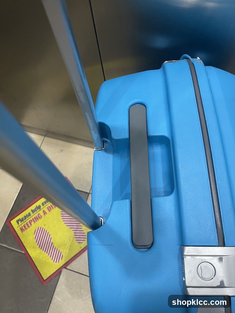 Social Distancing Floor Sticker and Luggage