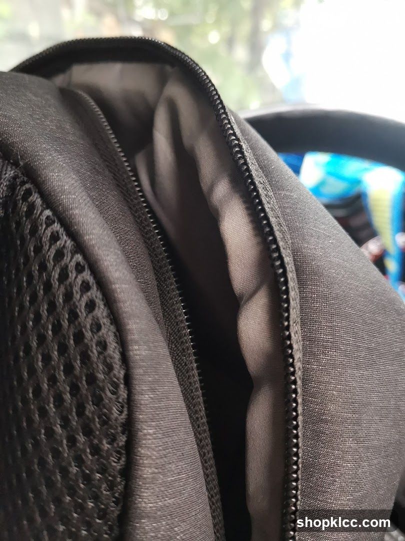 Open Backpack Compartment