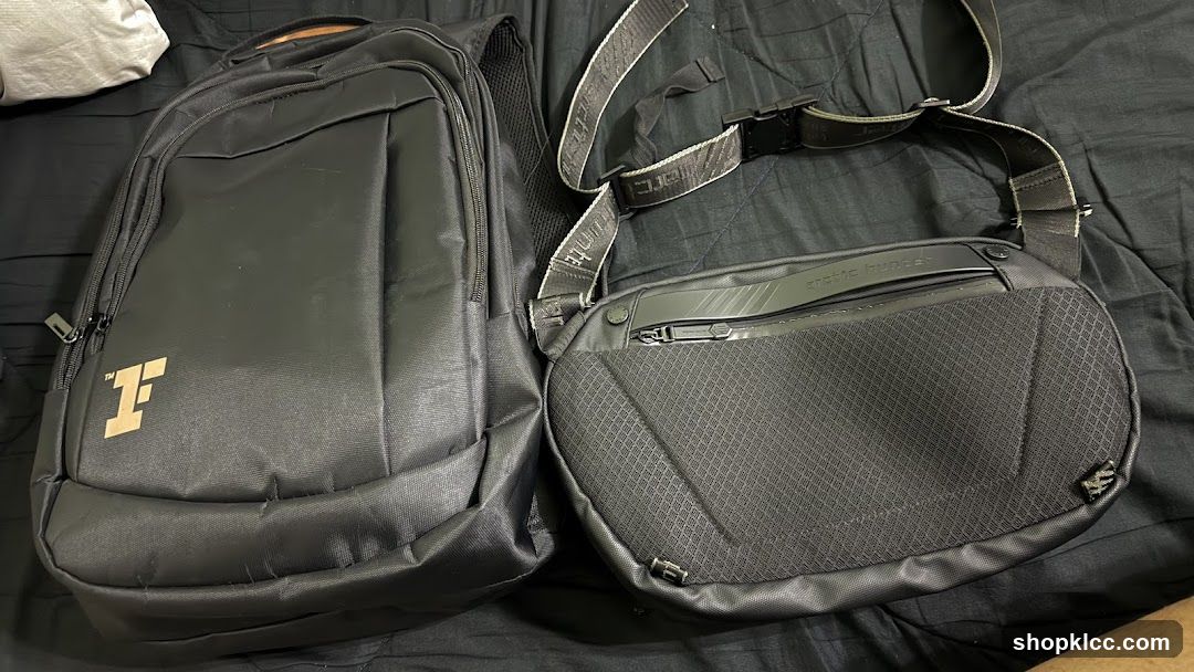 Backpack and Sling Bag