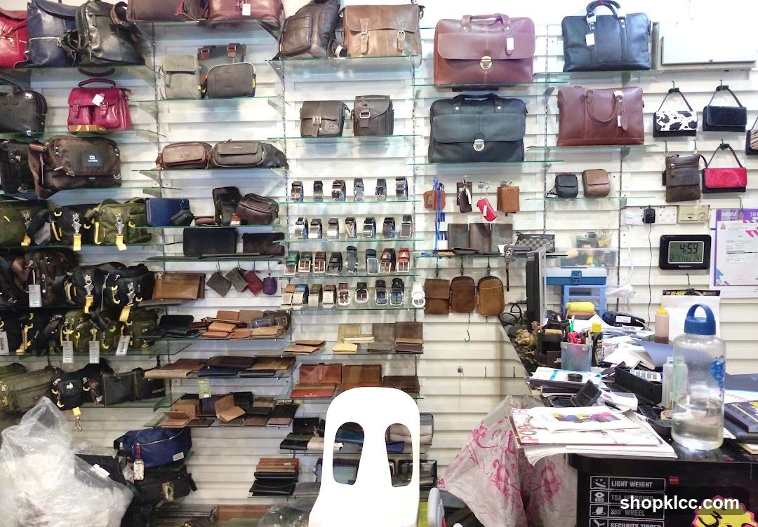 Store Display of Bags and Accessories