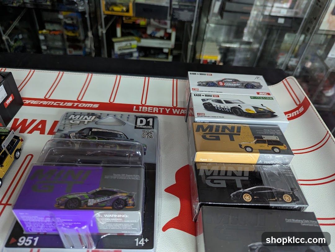 Die-cast car models