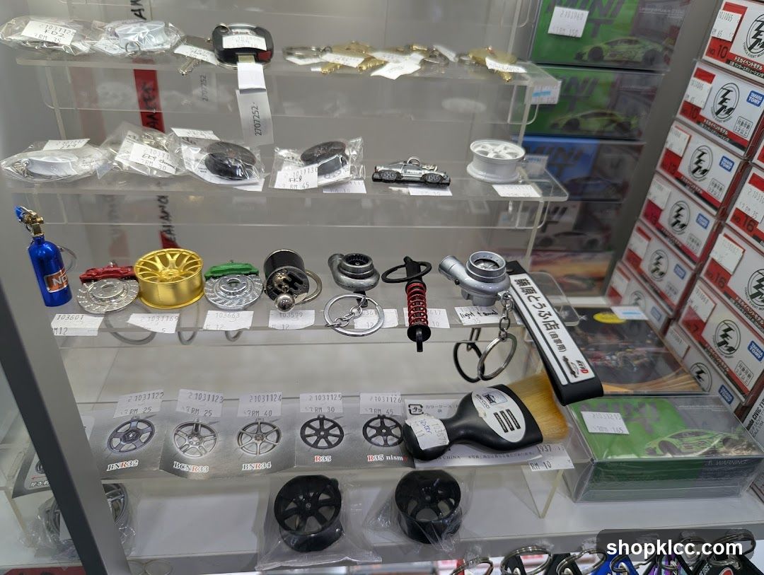 Car Part Keychains and Accessories