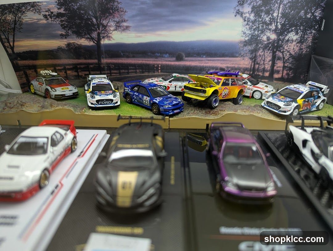 Die-cast car collection