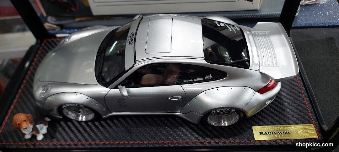Silver Model Car