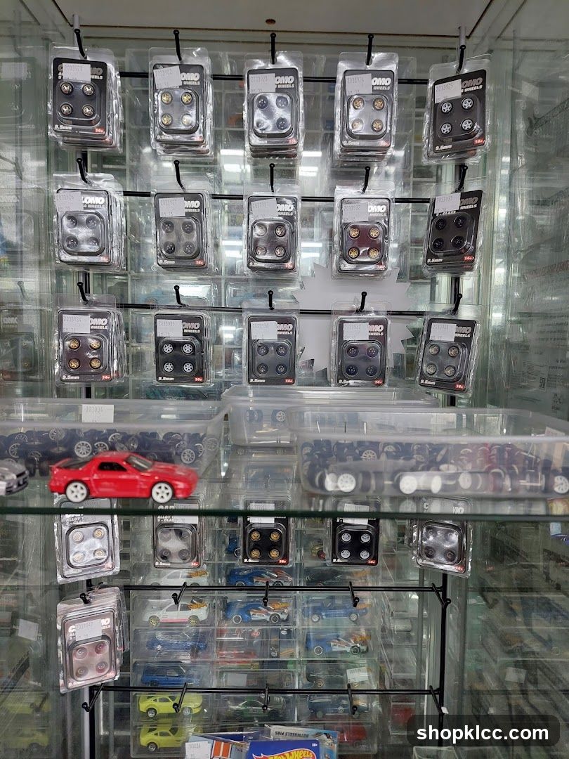 Model Car Parts Display