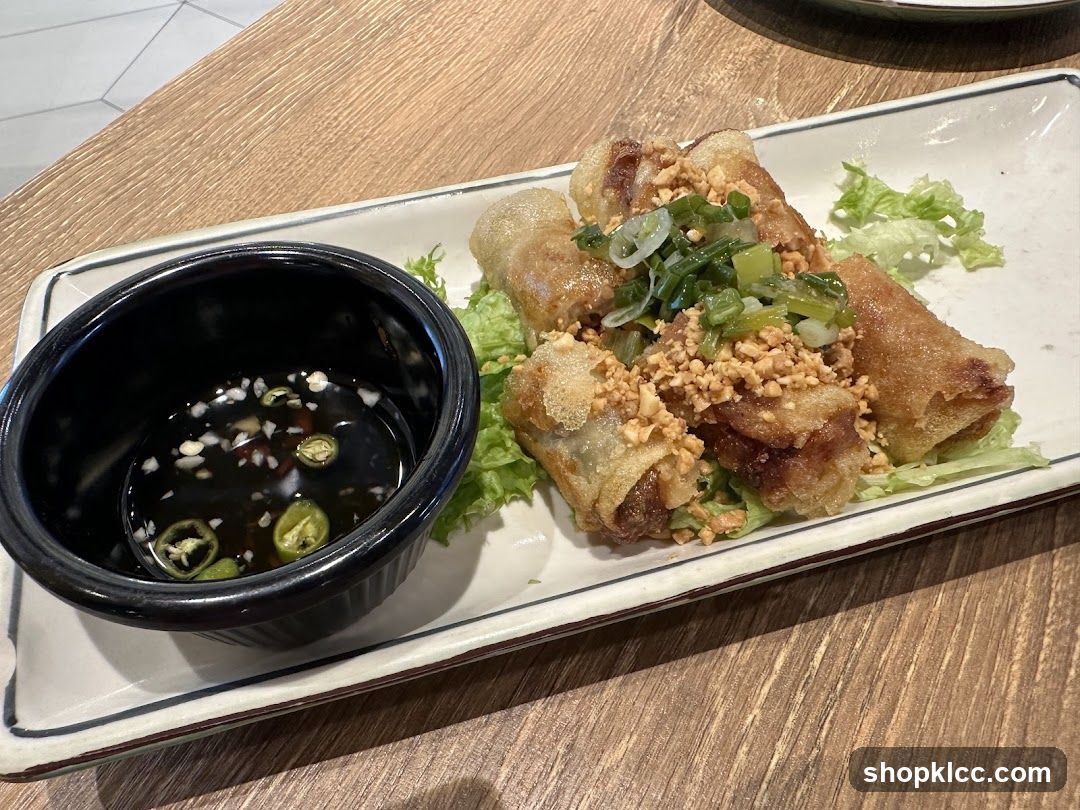 Spring Rolls with Dipping Sauce