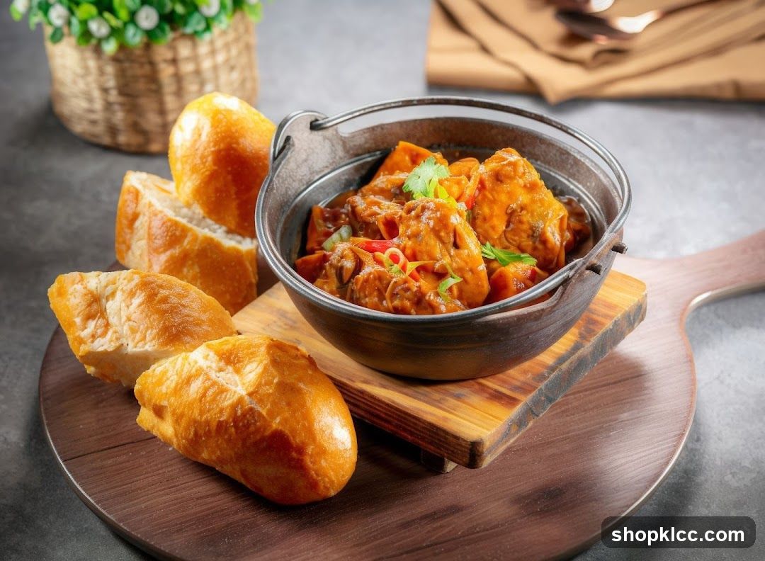 Chicken Stew with Bread