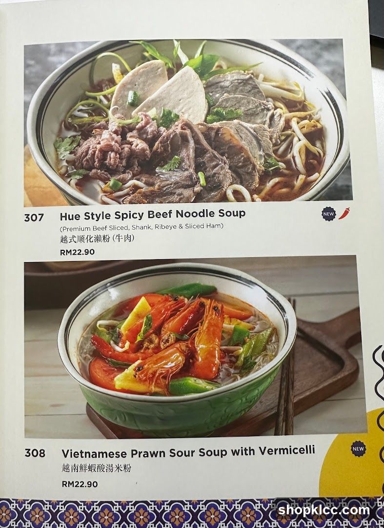 Menu Items