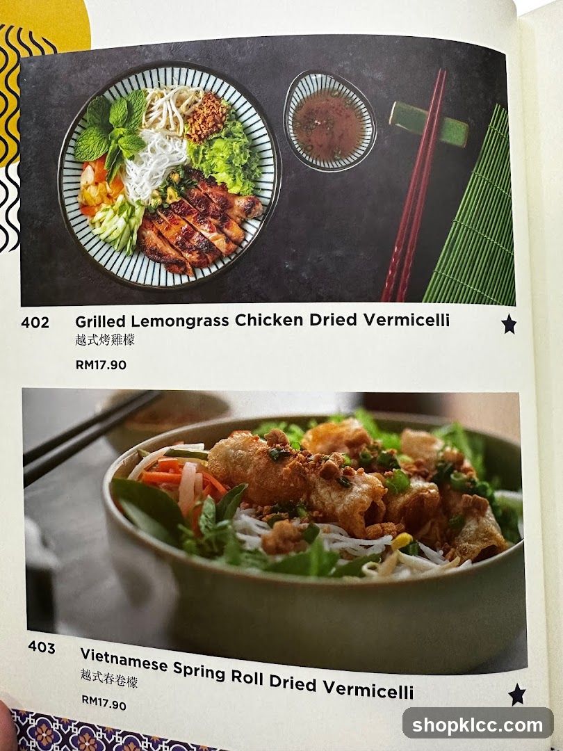 Menu Items
