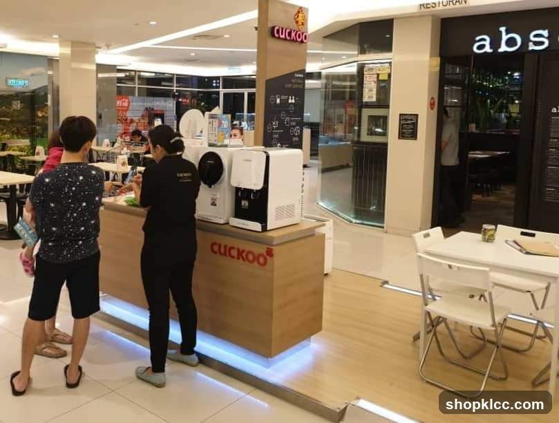Cuckoo Water Purifier Display