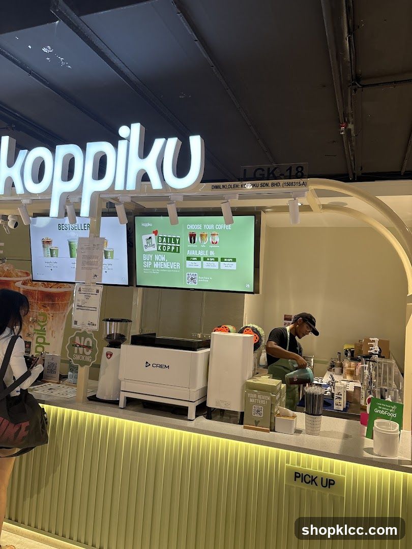 Koppiku Coffee Shop Counter