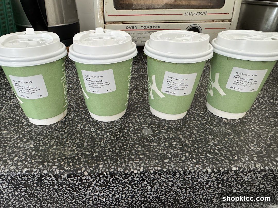 Four Coffee Cups