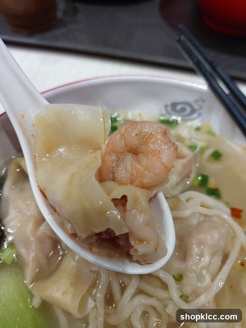 Shrimp Wonton Noodle Soup