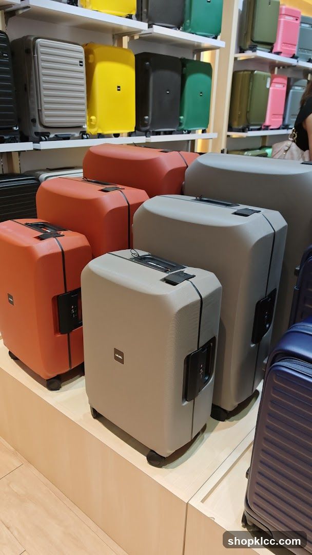 Luggage Display in Store