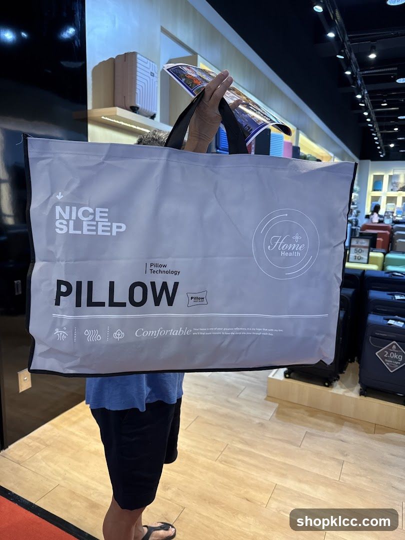Pillow Packaging in Store